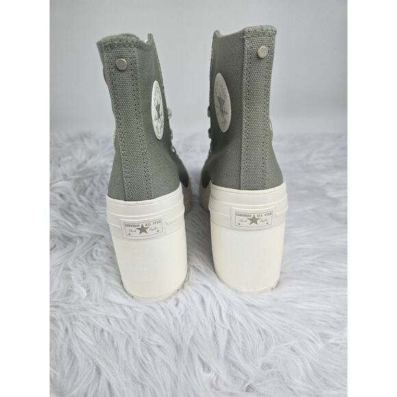 Converse Chuck 70 De Luxe Heel Hi Metal Rings Platform Women's 7.5 Men's 5.5 - Picture 12 of 13